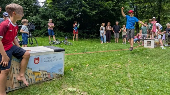 Slackline Stadtpark Mühldorf a. Inn (mühldorf BEWEGT)